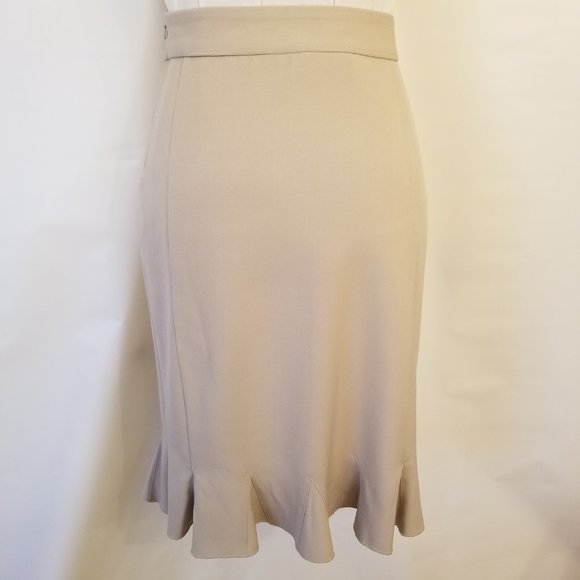 ✅#908STONE NWT mac & jac mermaid beige stretch skirt, sz. 4. - Picture 12 of 16